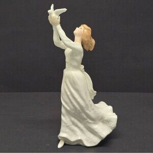 Royal Doulton Thinking of You Woman With Dove Figurine HN 3124 Vintage 1991